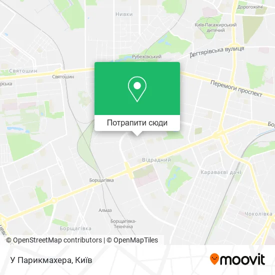 Карта У Парикмахера
