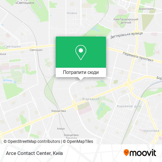 Карта Arce Contact Center