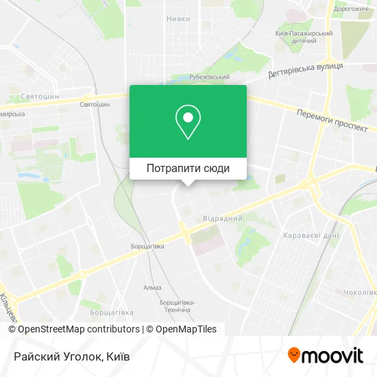 Карта Райский Уголок