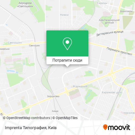 Карта Imprenta Типография