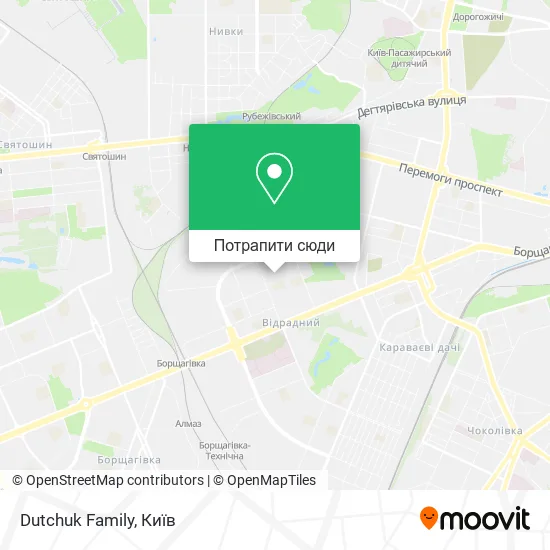 Карта Dutchuk Family