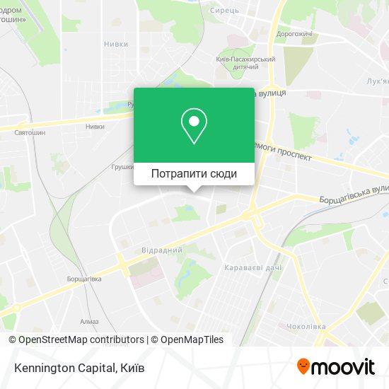 Карта Kennington Capital