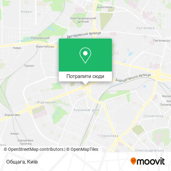 Карта Общага