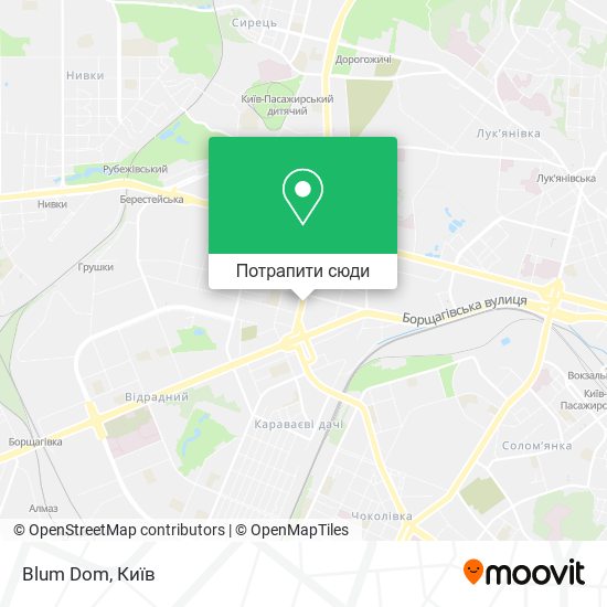 Карта Blum Dom