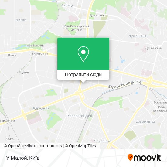 Карта У Малой