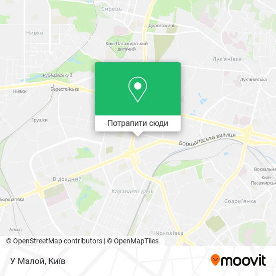 Карта У Малой