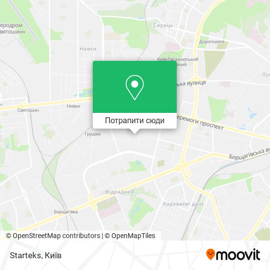 Карта Starteks