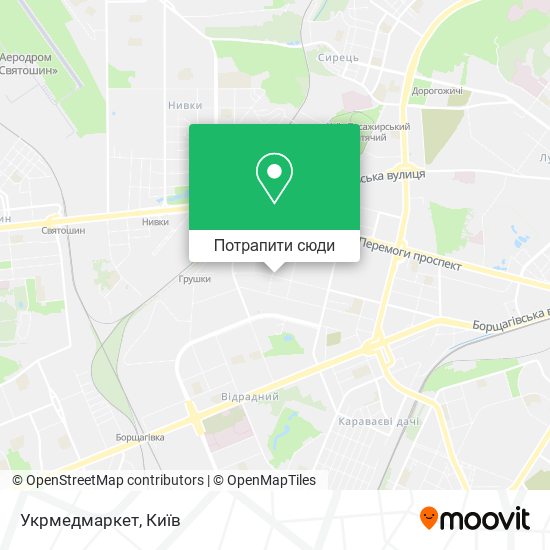 Карта Укрмедмаркет