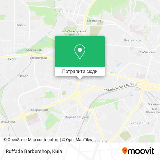 Карта Ruffade Barbershop