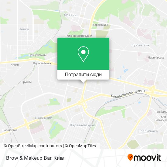 Карта Brow & Makeup Bar
