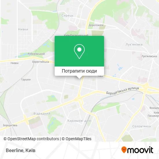 Карта Beerline