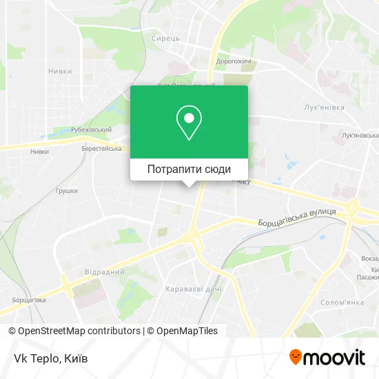 Карта Vk Teplo