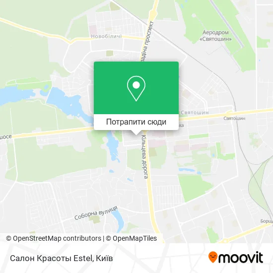 Карта Салон Красоты Estel