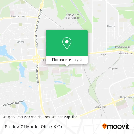 Карта Shadow Of Mordor Office