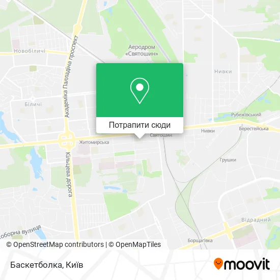Карта Баскетболка