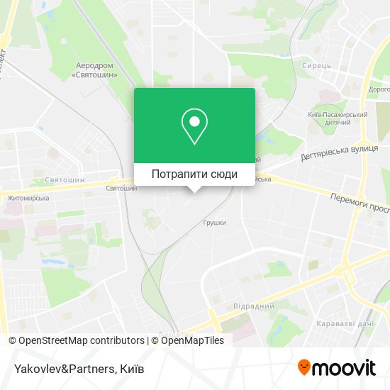 Карта Yakovlev&Partners