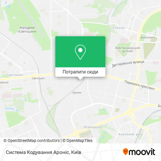 Карта Система Кодування Ароніс