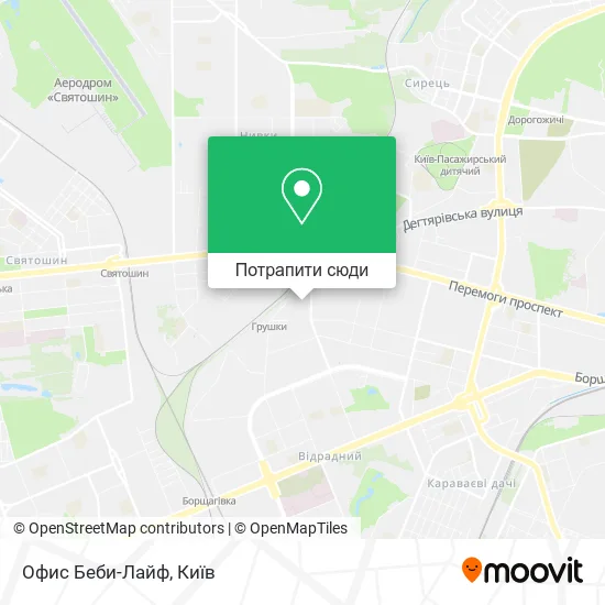 Карта Офис Беби-Лайф