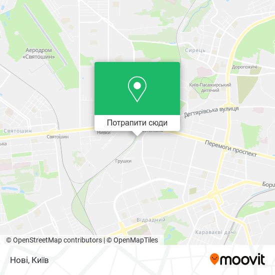 Карта Нові