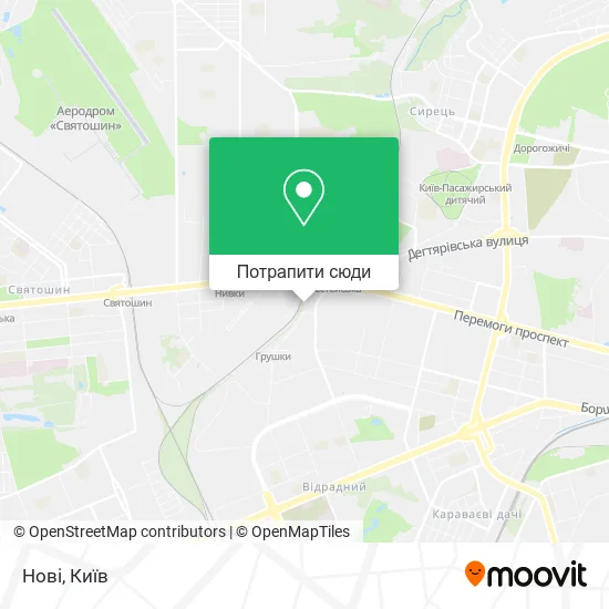 Карта Нові