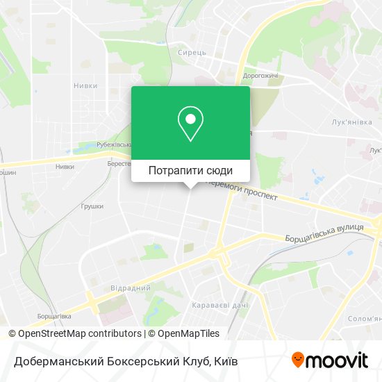 Карта Доберманський Боксерський Клуб