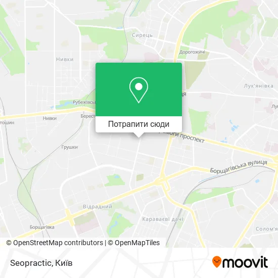 Карта Seopractic
