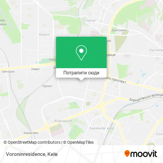 Карта Voroninresidence