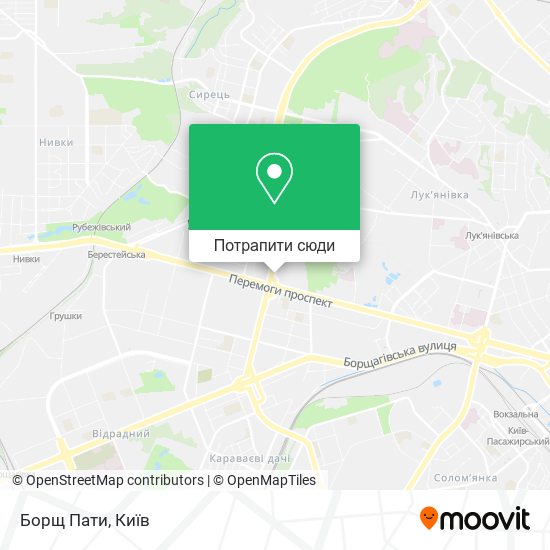 Карта Борщ Пати