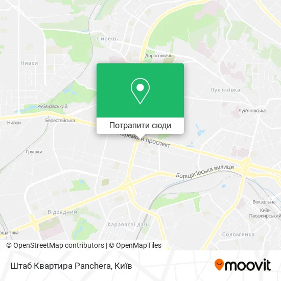 Карта Штаб Квартира Panchera