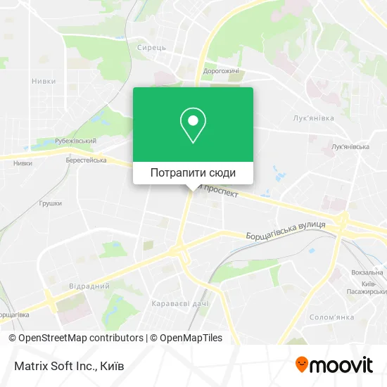 Карта Matrix Soft Inc.