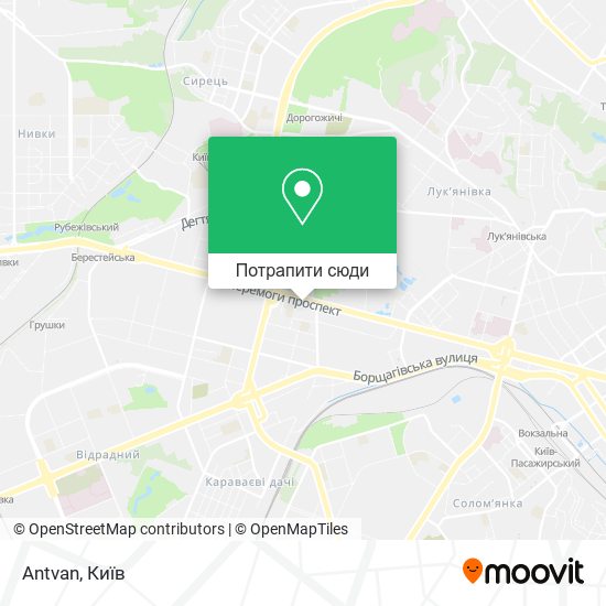 Карта Antvan