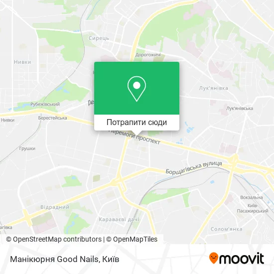 Карта Манікюрня Good Nails