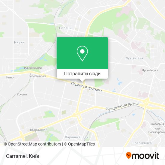 Карта Carramel