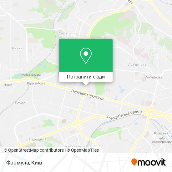 Карта Формула