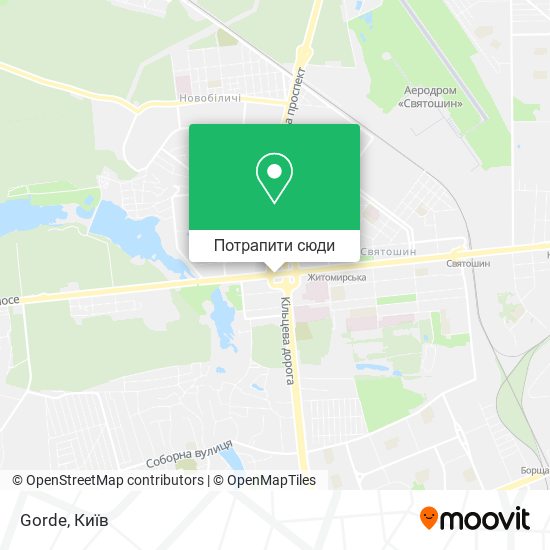 Карта Gorde