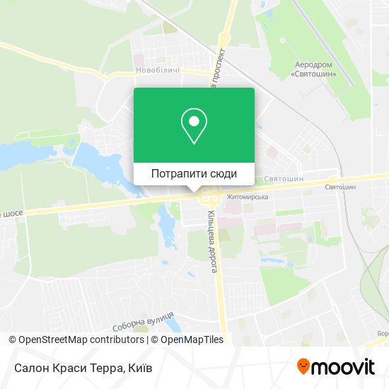Карта Салон Краси Терра
