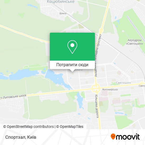 Карта Спортзал
