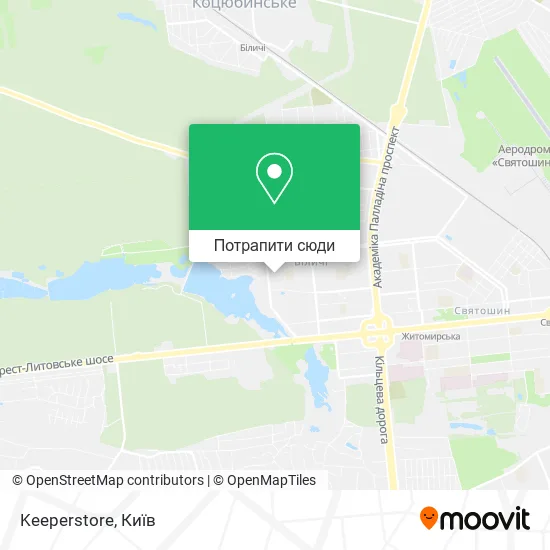 Карта Keeperstore