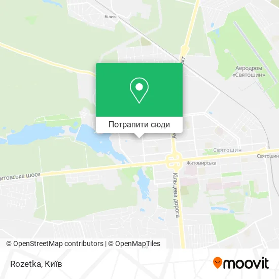 Карта Rozetka
