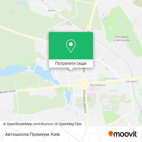 Карта Автошкола Премиум