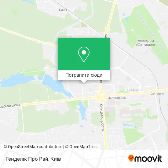 Карта Генделік Про Рай