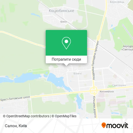 Карта Салон