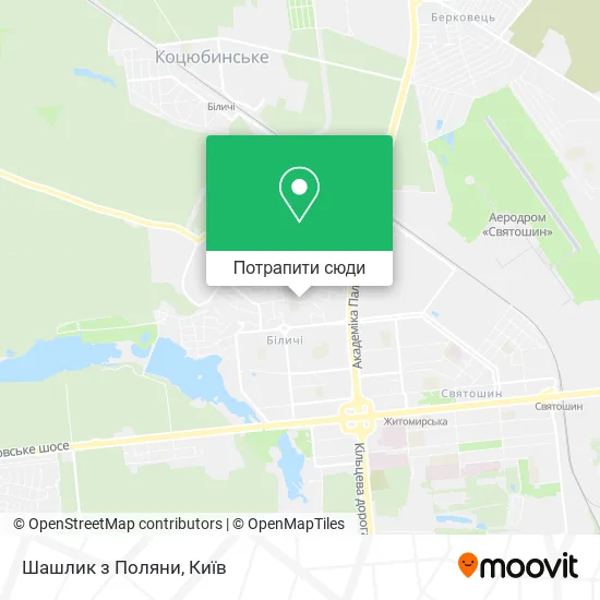 Карта Шашлик з Поляни