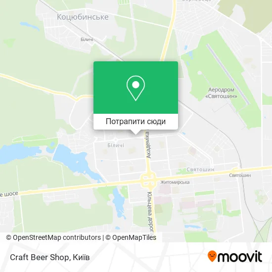Карта Craft Beer Shop