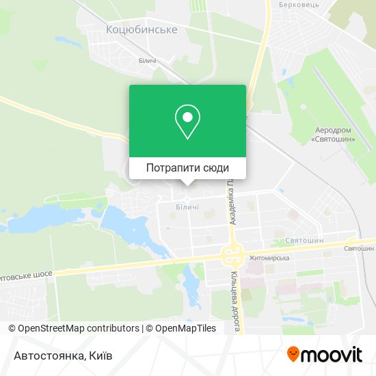 Карта Автостоянка