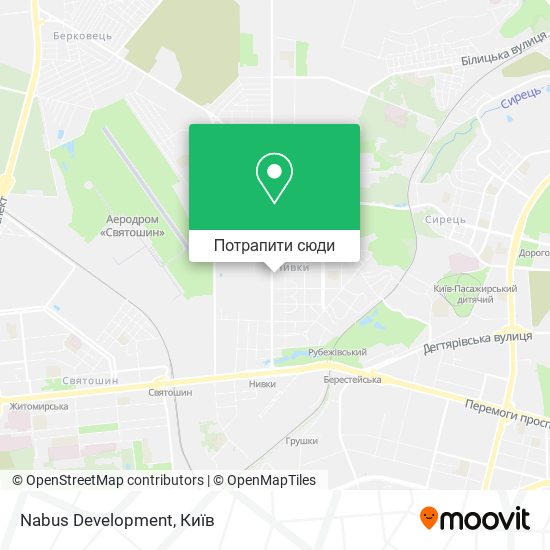 Карта Nabus Development