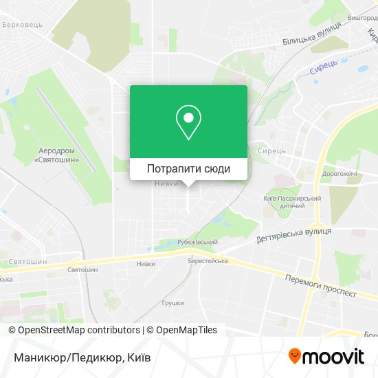 Карта Маникюр/Педикюр