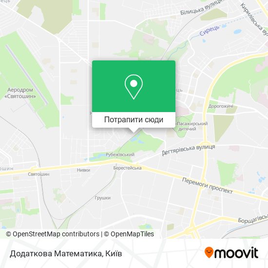 Карта Додаткова Математика