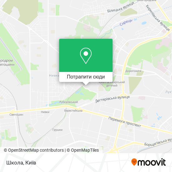 Карта Школа