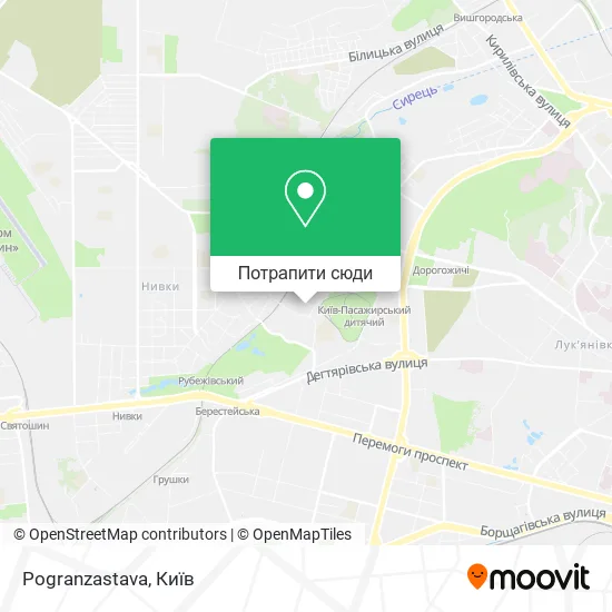 Карта Pogranzastava